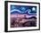 Starry Night in Jerusalem over Wailing Wall-Markus Bleichner-Framed Art Print