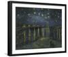 Starry Night On The Rhone, 1888-Vincent Van Gogh-Framed Giclee Print