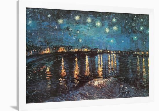 Starry Night over the Rhone, c.1888-Vincent van Gogh-Framed Poster