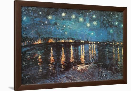 Starry Night over the Rhone, c.1888-Vincent van Gogh-Framed Poster