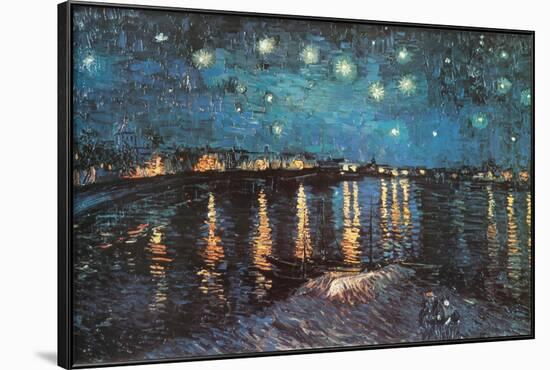 Starry Night over the Rhone, c.1888-Vincent van Gogh-Framed Poster