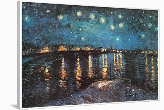 Starry Night over the Rhone, c.1888-Vincent van Gogh-Framed Poster