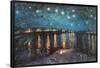 Starry Night over the Rhone, c.1888-Vincent van Gogh-Framed Poster
