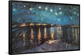 Starry Night over the Rhone, c.1888-Vincent van Gogh-Framed Poster