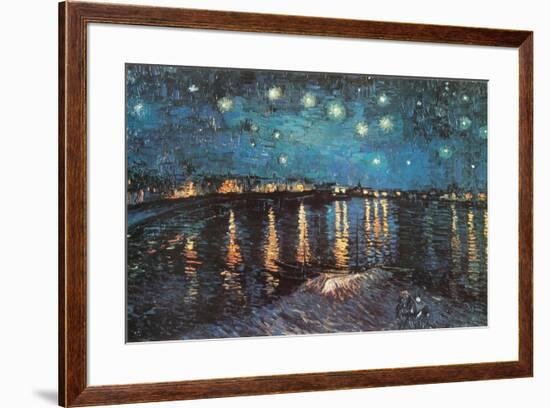 Starry Night over the Rhone, c.1888-Vincent van Gogh-Framed Poster