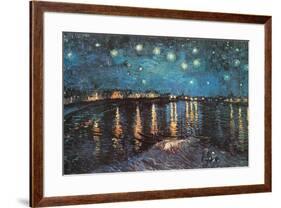 Starry Night over the Rhone, c.1888-Vincent van Gogh-Framed Poster