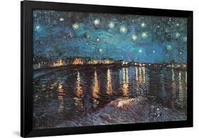 Starry Night over the Rhone, c.1888-Vincent van Gogh-Framed Poster