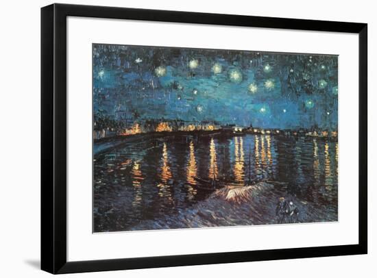 Starry Night over the Rhone, c.1888-Vincent van Gogh-Framed Poster