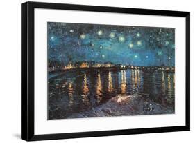 Starry Night over the Rhone, c.1888-Vincent van Gogh-Framed Poster