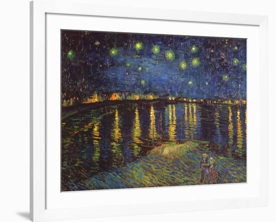 Starry Night over the Rhone, c.1888-Vincent van Gogh-Framed Art Print