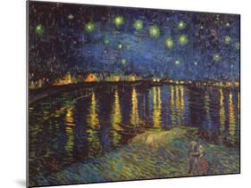 Starry Night over the Rhone, c.1888-Vincent van Gogh-Mounted Art Print