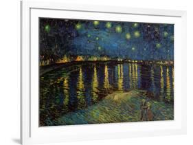 Starry Night Over the Rhone, c.1888-Vincent van Gogh-Framed Art Print