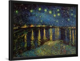Starry Night Over the Rhone, c.1888-Vincent van Gogh-Lamina Framed Art Print