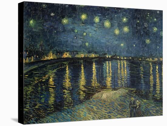 Starry Night over the Rhone, c.1888-Vincent van Gogh-Stretched Canvas