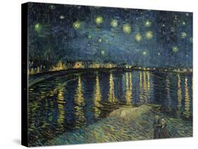 Starry Night over the Rhone, c.1888-Vincent van Gogh-Stretched Canvas