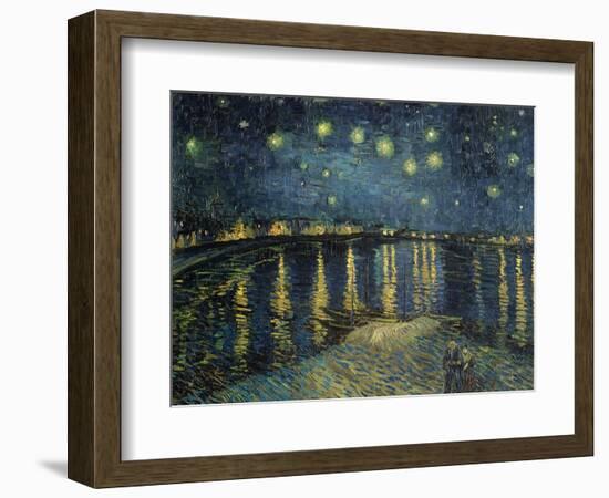 Starry Night over the Rhone, c.1888-Vincent van Gogh-Framed Premium Giclee Print