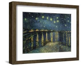 Starry Night over the Rhone, c.1888-Vincent van Gogh-Framed Premium Giclee Print