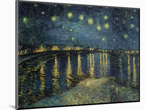 Starry Night over the Rhone, c.1888-Vincent van Gogh-Mounted Premium Giclee Print