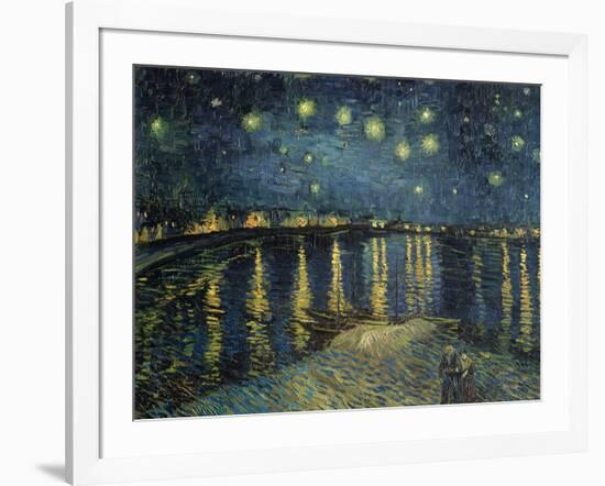 Starry Night over the Rhone, c.1888-Vincent van Gogh-Framed Premium Giclee Print