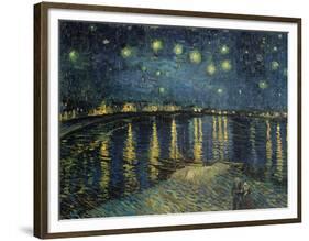 Starry Night over the Rhone, c.1888-Vincent van Gogh-Framed Premium Giclee Print