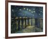 Starry Night over the Rhone, c.1888-Vincent van Gogh-Framed Premium Giclee Print