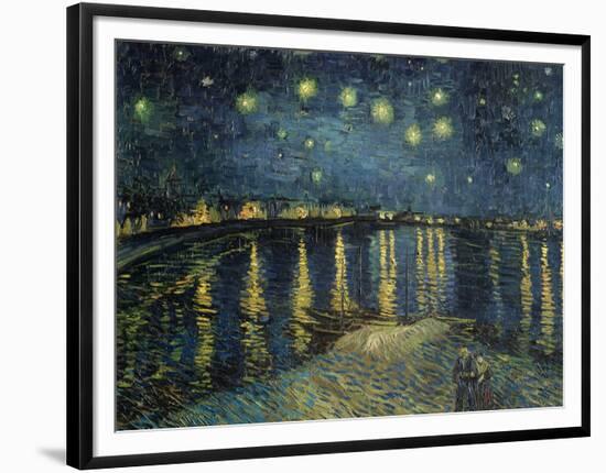 Starry Night over the Rhone, c.1888-Vincent van Gogh-Framed Premium Giclee Print