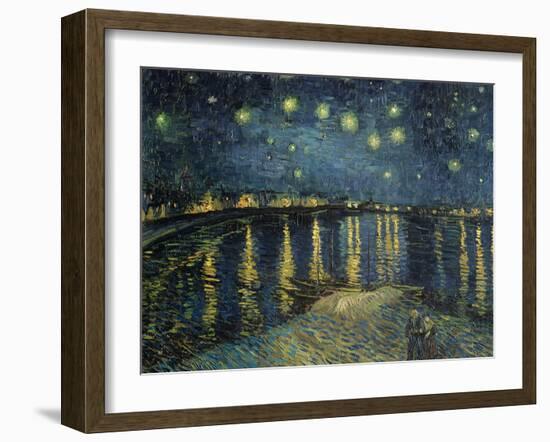 Starry Night over the Rhone, c.1888-Vincent van Gogh-Framed Giclee Print