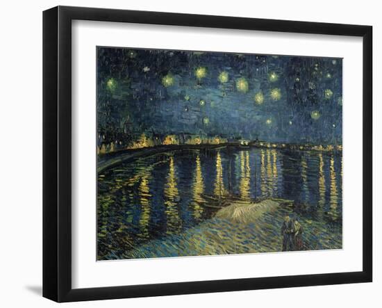 Starry Night over the Rhone, c.1888-Vincent van Gogh-Framed Giclee Print