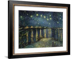 Starry Night over the Rhone, c.1888-Vincent van Gogh-Framed Giclee Print