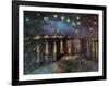 Starry Night Over the Rhone-Vincent van Gogh-Framed Art Print