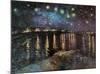 Starry Night Over the Rhone-Vincent van Gogh-Mounted Art Print
