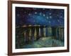 Starry Night Over the Rhone-Vincent van Gogh-Framed Art Print