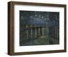 Starry Night Over the Rhone-Vincent van Gogh-Framed Giclee Print