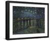 Starry Night Over the Rhone-Vincent van Gogh-Framed Giclee Print