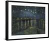 Starry Night Over the Rhone-Vincent van Gogh-Framed Art Print