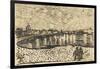 Starry Night over the Rhône-Vincent van Gogh-Framed Giclee Print