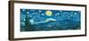 Starry Night Panorama-Vincent van Gogh-Framed Premium Giclee Print