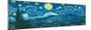Starry Night Panorama-Vincent van Gogh-Mounted Premium Giclee Print