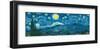 Starry Night Panorama-Vincent van Gogh-Framed Art Print