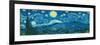 Starry Night Panorama-Vincent van Gogh-Framed Art Print