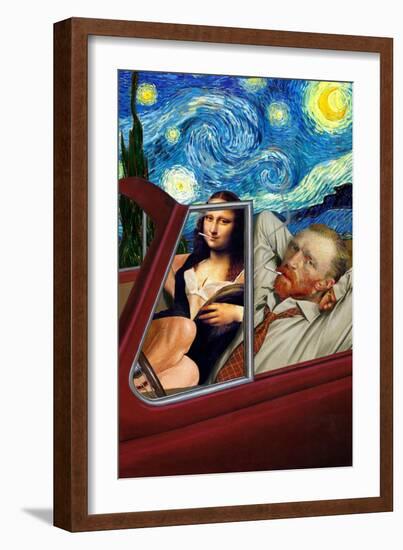 Starry Night-Barry Kite-Framed Art Print