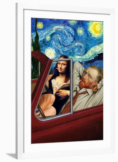 Starry Night-Barry Kite-Framed Art Print