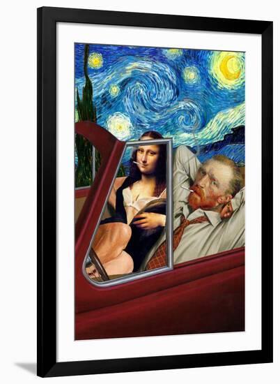 Starry Night-Barry Kite-Framed Art Print