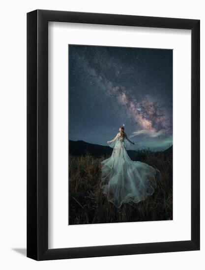 Starry night-liu xing-Framed Photographic Print