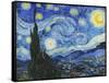 Starry Night-Vincent Van Gogh-Framed Stretched Canvas