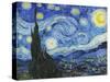 Starry Night-Vincent Van Gogh-Stretched Canvas