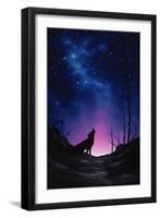 Starry Nights-Chuck Black-Framed Giclee Print