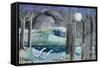 Starry River-Lisa Graa Jensen-Framed Stretched Canvas