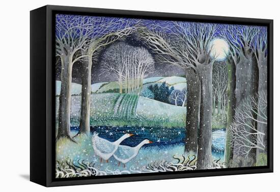 Starry River-Lisa Graa Jensen-Framed Stretched Canvas