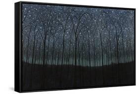 Starry Trees-James W. Johnson-Framed Stretched Canvas